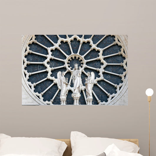 Outside Notre Dame Wall Mural