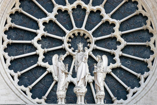 Outside Notre Dame Wall Mural