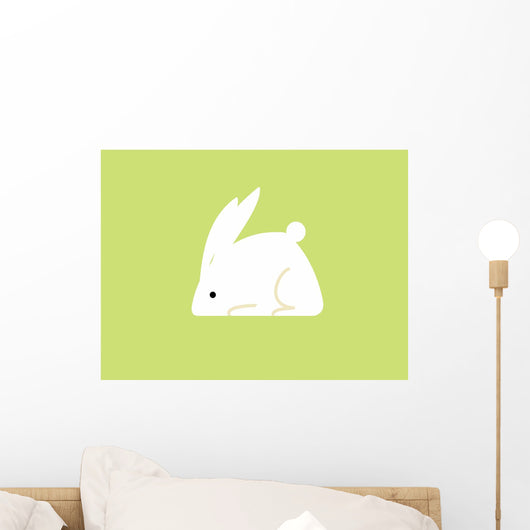 Rabbit icon Wall Mural