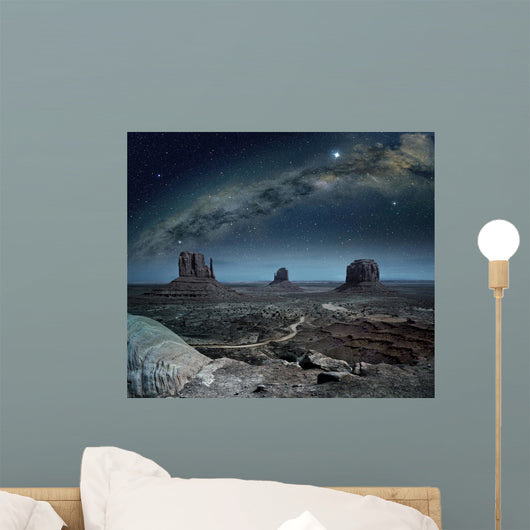 Panoramic Milky Way Monument Wall Mural