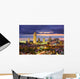 Albany New York Evening Skyline Wall Decal