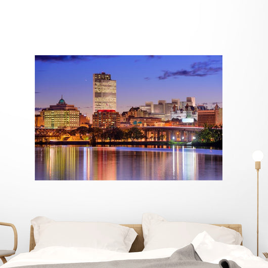 Albany New York Skyline Wall Decal