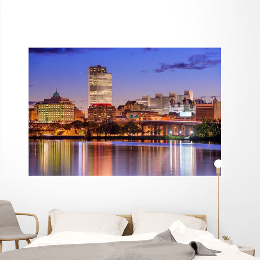 Albany New York Skyline Wall Decal