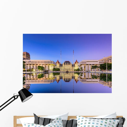 New York State Capitol Evening Wall Decal