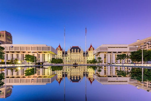 New York State Capitol Evening Wall Decal