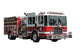 Fire Rescue Truck Wall Decal
