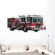 Fire Rescue Truck Wall Decal