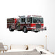 Fire Rescue Truck Wall Decal
