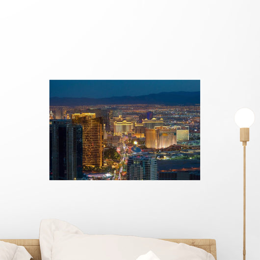 Aerial Las Vegas Strip Wall Decal