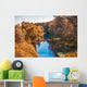 Autumn Park Scene Wall Mural