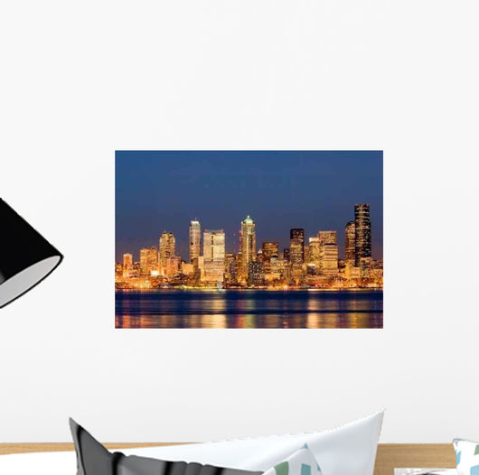 Seattle Night Wall Decal
