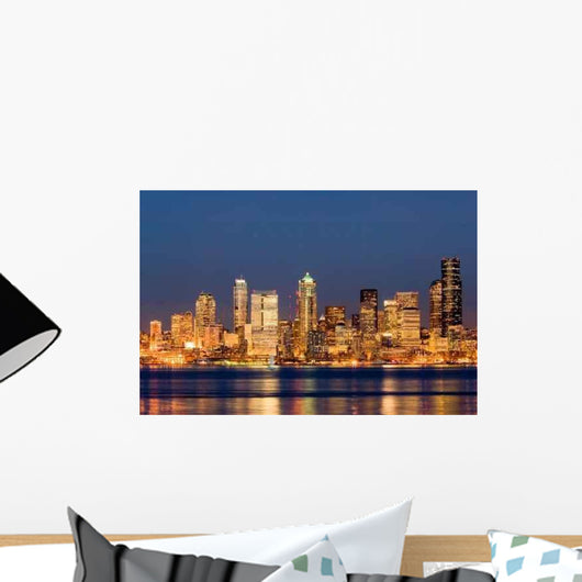 Seattle Night Wall Decal