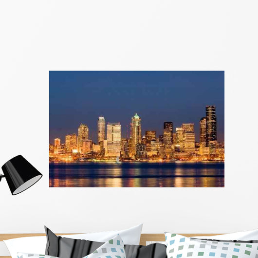 Seattle Night Wall Decal