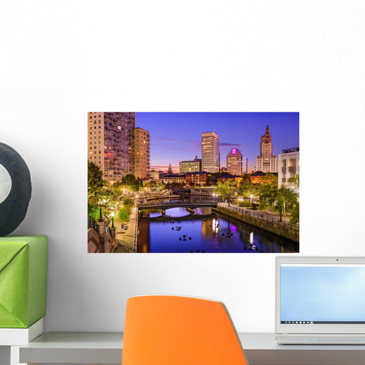 Providence Rhode Island Cityscape Wall Decal