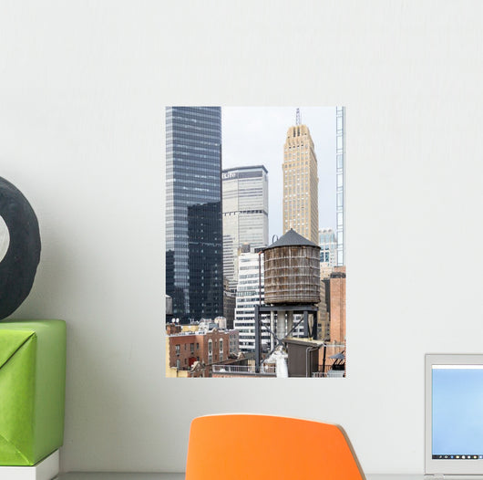 Water Tower Midtown Manhattan Wall Decal