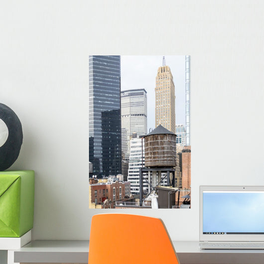 Water Tower Midtown Manhattan Wall Decal