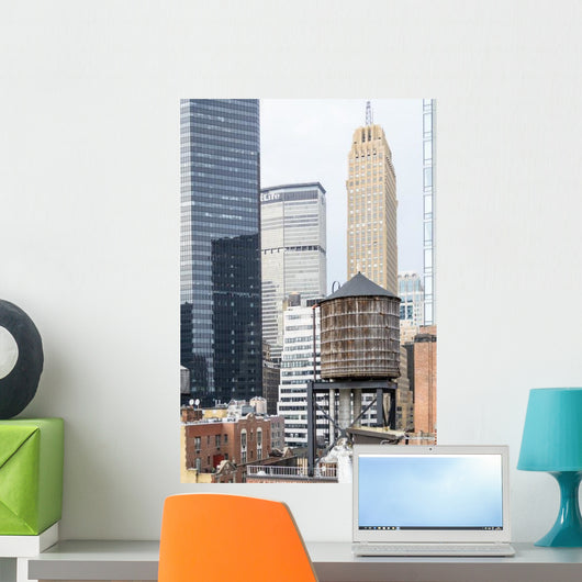 Water Tower Midtown Manhattan Wall Decal