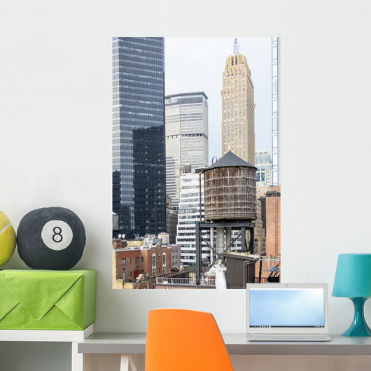 Water Tower Midtown Manhattan Wall Decal