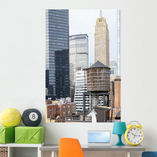 Water Tower Midtown Manhattan Wall Decal