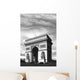 triomphe in b&w Wall Mural