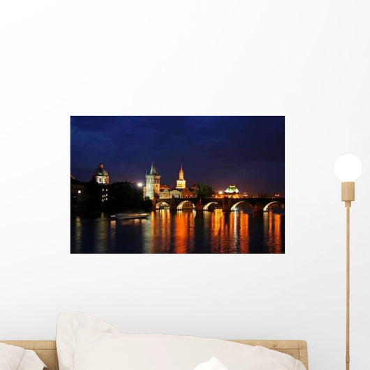 Prague Wall Decal Design 2