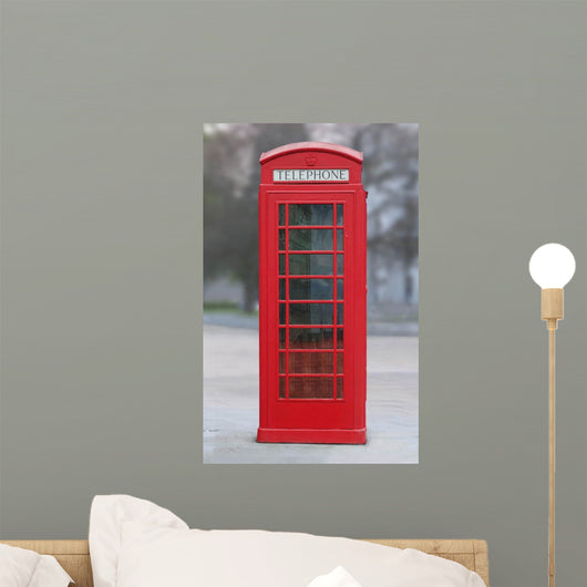 red london phone booth Wall Mural