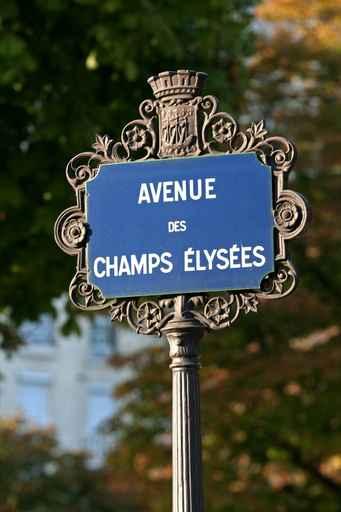 chanps Elysees Wall Mural