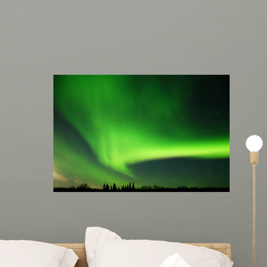 large and bright aurora arc Wall Mural