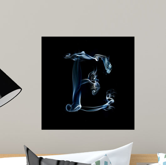 Smokey Letter E Wall Mural