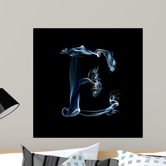 Smokey Letter E Wall Mural