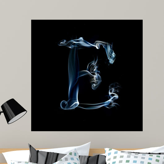 Smokey Letter E Wall Mural