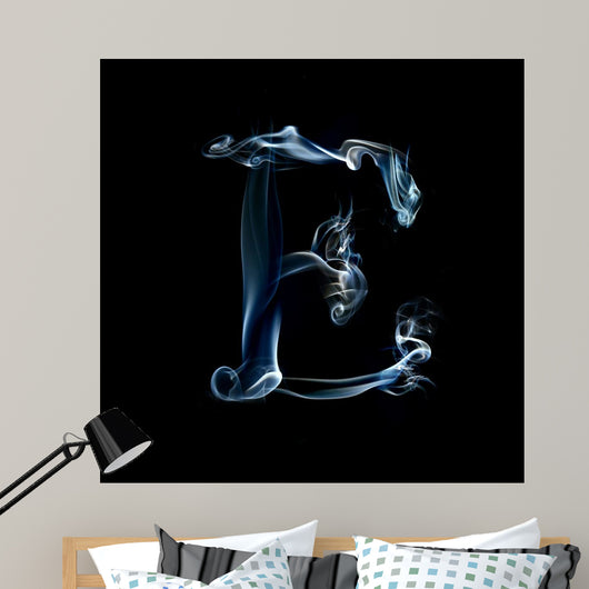 Smokey Letter E Wall Mural