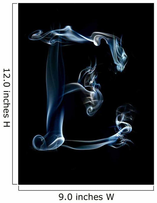 Smokey Letter E Wall Mural