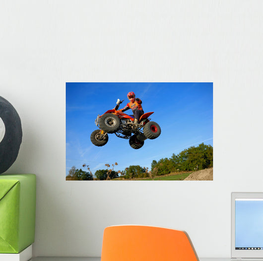 Quad jump Wall Mural