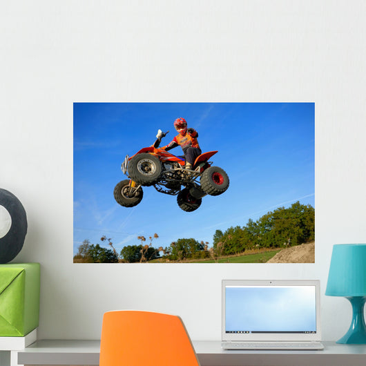 Quad jump Wall Mural