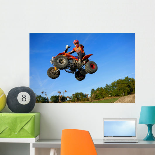 Quad jump Wall Mural