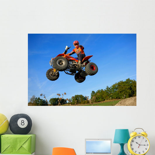 Quad jump Wall Mural