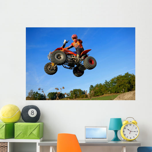 Quad jump Wall Mural