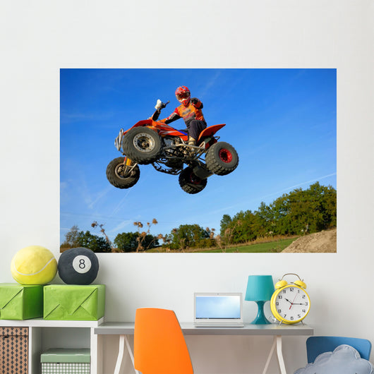 Quad jump Wall Mural