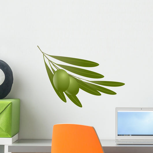 Olives with leaves Wall Decal