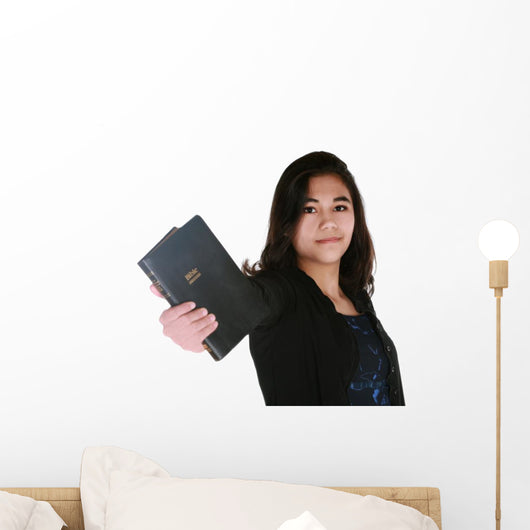 Teen Girl Holding out Wall Mural