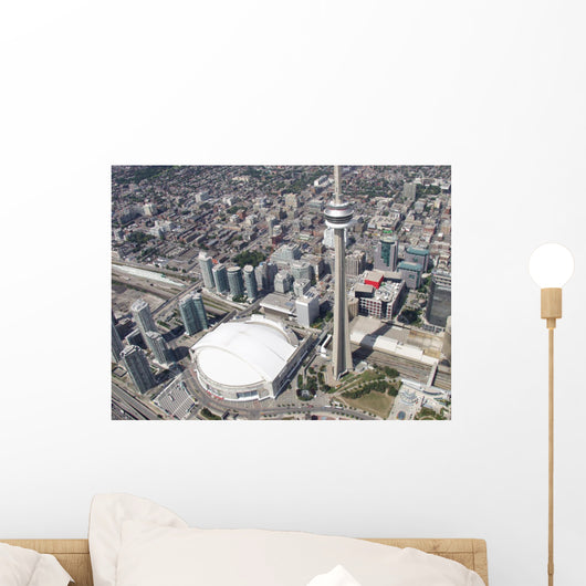 Cn Tower and Skydome Wall Mural