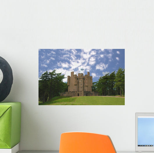 Scottish Castle in the Forest Wall Mural