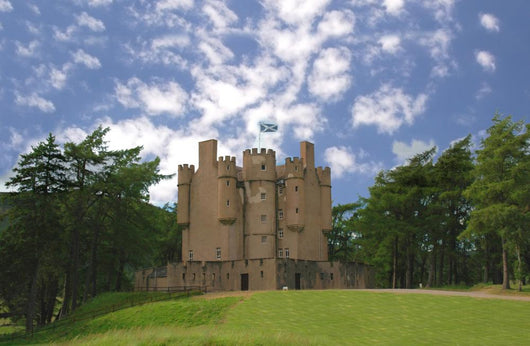 Scottish Castle in the Forest Wall Mural