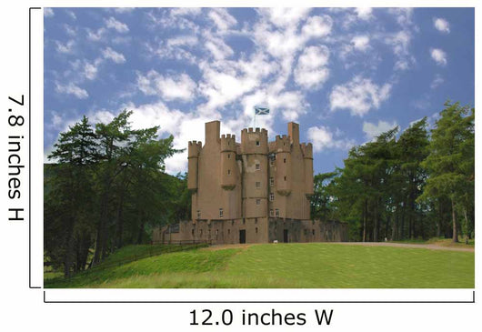 Scottish Castle in the Forest Wall Mural