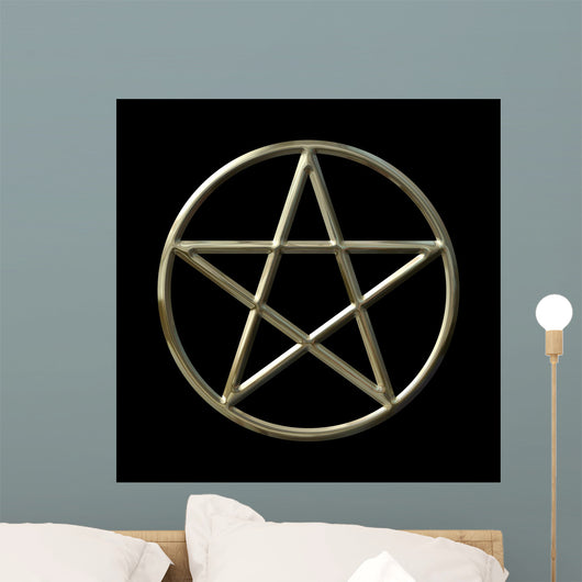 pentacle (clipping path) Wall Mural