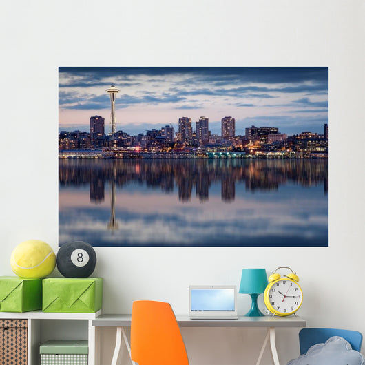 Seattle Skyline Wall Decal
