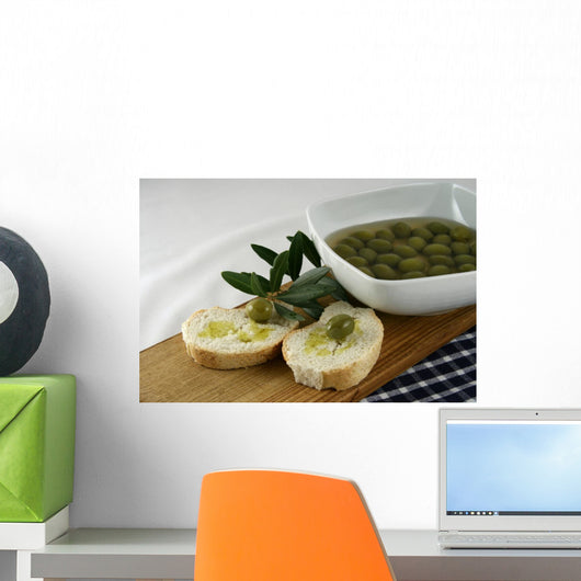Bruschette E Olive Wall Mural