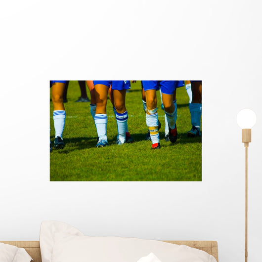 Girls Soccer Captains Wall Mural
