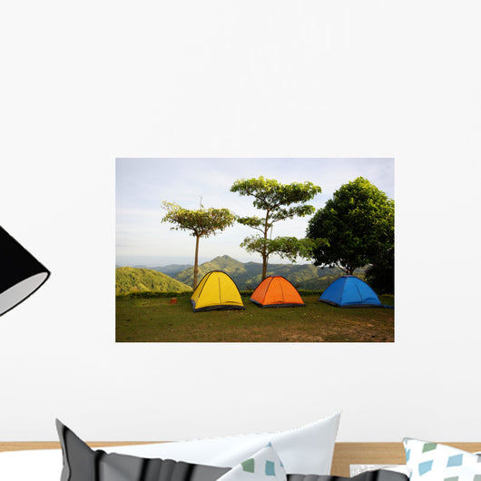 Camping Wall Mural